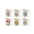 Ensemble de 6 tasses à déjeuner 260 ml Portmeirion Botanic Garden Meadow Promotion
