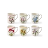 Ensemble de 6 tasses à déjeuner 260 ml Portmeirion Botanic Garden Meadow Promotion