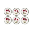 Set de 6 assiettes plates 26,7cm en porcelaine Portmeirion Botanic Garden Promotion