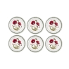 Set de 6 assiettes plates 26,7cm en porcelaine Portmeirion Botanic Garden Promotion