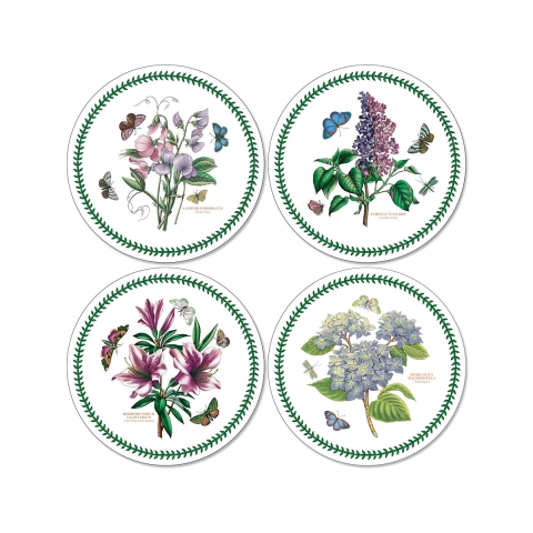 Ensemble de 4 dessous de table ronds Portmeirion Botanic Garden Promotion