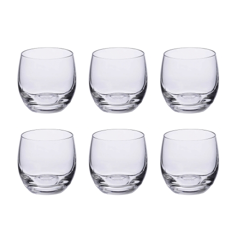 Ensemble de 6 verres à liqueur en verre bombé cuisine bar restaurant Mexico Promotion