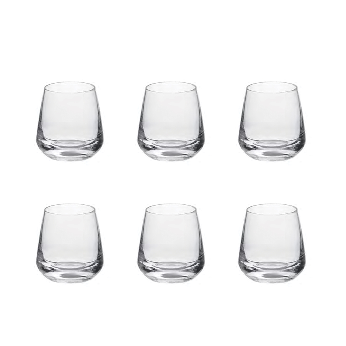 Set de 6 verres à liqueur en verre Goccia pour cuisine, bar, restaurant Mexico Promotion