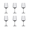 Ensemble de 6 verres à vin en cristal 400 ml pour cuisine bar restaurant Siesta Promotion