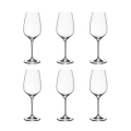 Ensemble de 6 verres à vin rouge de table 22,5 cm design goutte cuisine Sinfonia Promotion