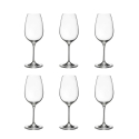 Set de 6 verres à vin blanc design goutte cuisine restaurant 21,5 cm Promotion