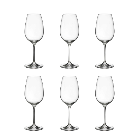 Set de 6 verres à vin blanc design goutte cuisine restaurant 21,5 cm Promotion