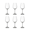 Set de 6 verres à vin blanc design goutte cuisine restaurant 21,5 cm Promotion