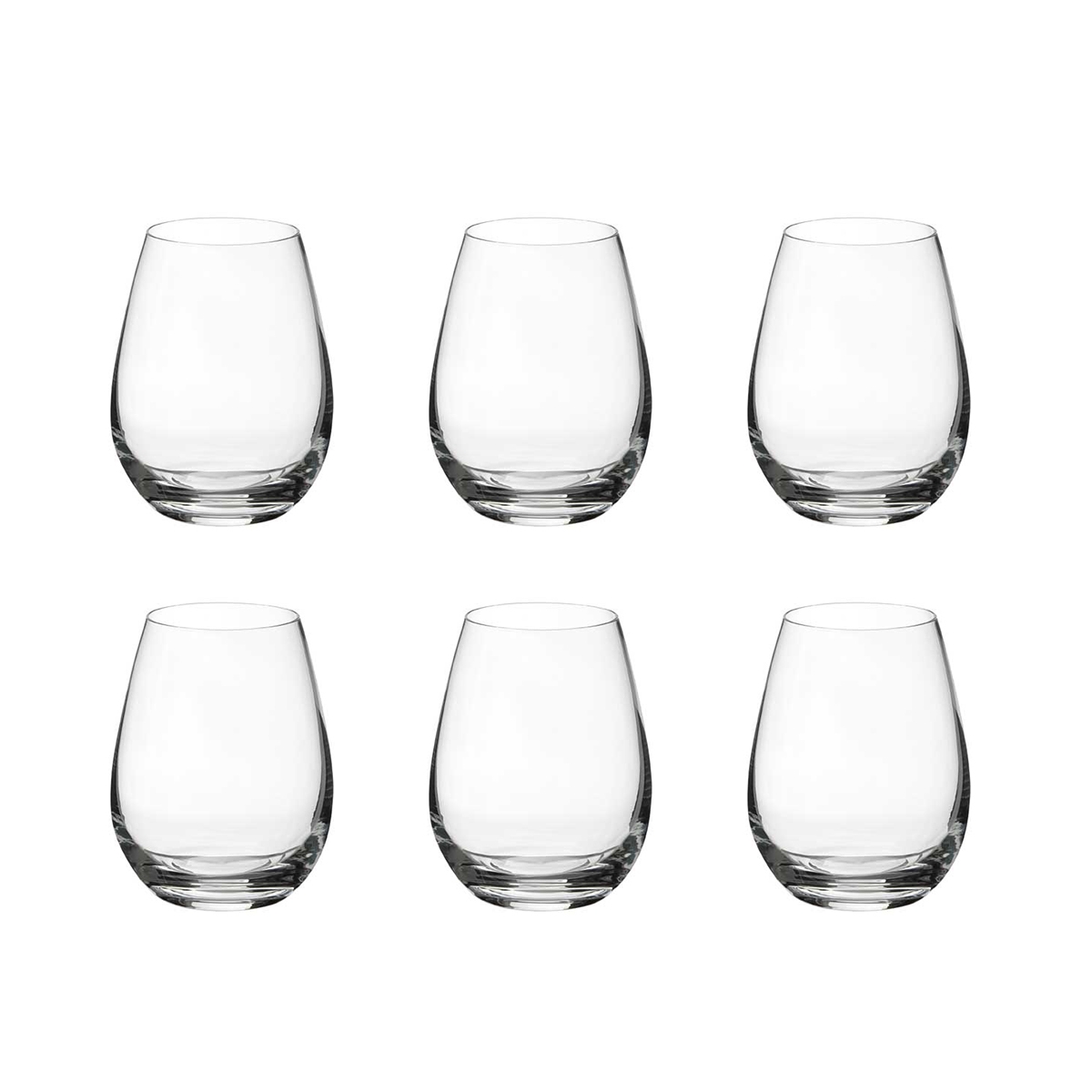 Ensemble de 6 verres à eau 10 cm design goutte en verre cristallin Sinfonia Promotion Ensemble de 6 verres à eau 10 cm design goutte en verre cristallin Sinfonia Promotion
