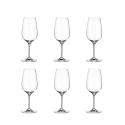 Ensemble de 6 verres à vin Bordeaux design goutte 570ml en verre cristallin Sinfonia Promotion