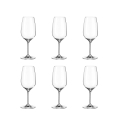 Ensemble de 6 verres à vin Bordeaux design goutte 570ml en verre cristallin Sinfonia Promotion