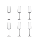 Ensemble de 6 flûtes à dégustation pour cuisine et bar 250 ml Siesta Promotion