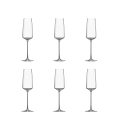 Ensemble de 6 flûtes à dégustation pour cuisine et bar 250 ml Siesta Promotion