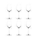 Ensemble de 6 verres à dégustation Beaujolais en verre cristallin 515 ml Shanghai Promotion