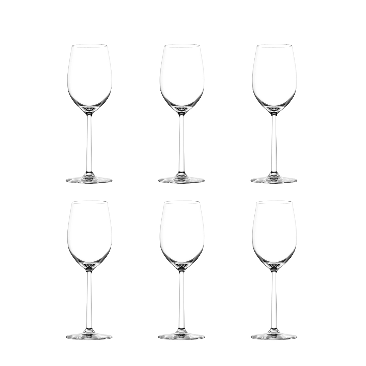 Ensemble de 6 verres à dégustation Beaujolais en verre cristallin 515 ml Shanghai Promotion Ensemble de 6 verres à dégustation Beaujolais en verre cristallin 515 ml Shanghai Promotion