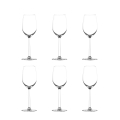 Ensemble de 6 verres à dégustation Beaujolais en verre cristallin 515 ml Shanghai Promotion