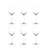 Ensemble de 6 verres à dégustation Beaujolais en verre cristallin 515 ml Shanghai Promotion