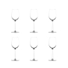 Lot de 6 verres à dégustation de vin 320ml en verre cristallin Shanghai Promotion