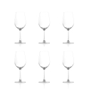 Ensemble de 6 verres à dégustation de vin Chardonnay 365 ml en verre Tokyo Temptation Promotion