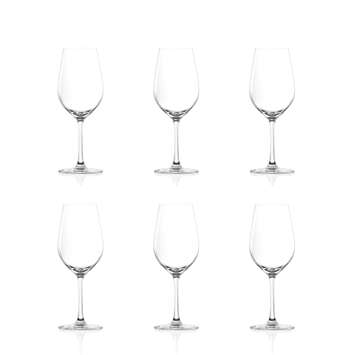 Ensemble de 6 verres à dégustation de vin Chardonnay 365 ml en verre Tokyo Temptation Promotion Ensemble de 6 verres à dégustation de vin Chardonnay 365 ml en verre Tokyo Temptation Promotion