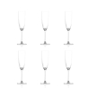 Lot de 6 flûtes à champagne en verre 165ml Tokyo Temptation Promotion