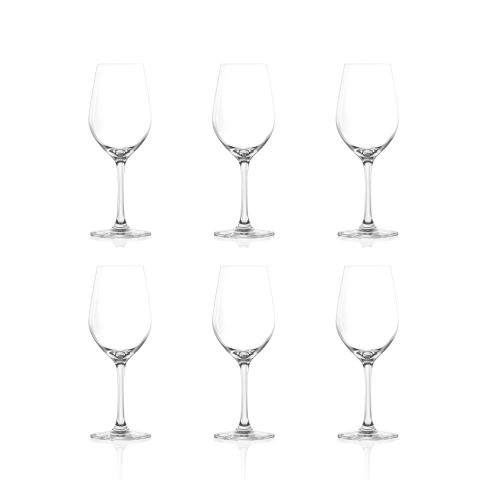 Ensemble de 6 verres à vin 260 ml en verre cristallin Tokyo Temptation Promotion