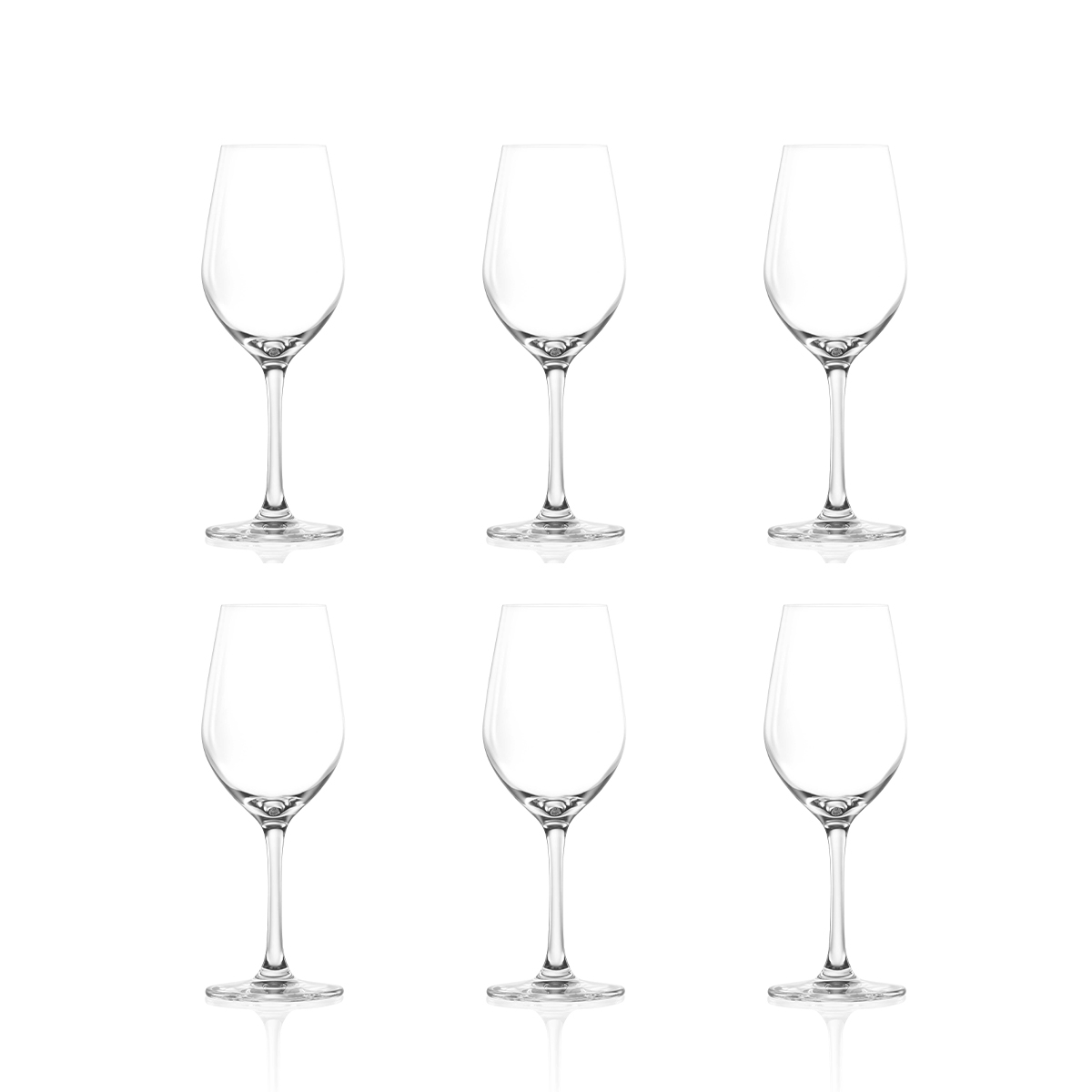 Ensemble de 6 verres à vin 260 ml en verre cristallin Tokyo Temptation Promotion Ensemble de 6 verres à vin 260 ml en verre cristallin Tokyo Temptation Promotion