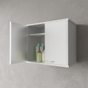 Meuble mural suspendu pour salle de bain buanderie avec 2 portes FH960K Negrari Vente