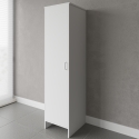 Colonne de salle de bain et buanderie en PVC blanc avec porte D8FC9006K Negrari Vente