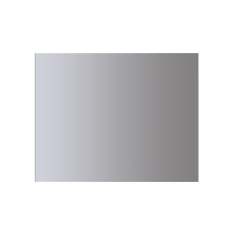 Miroir de salle de bain 60x45cm à bord poli réversible Mirror1 Negrari Promotion