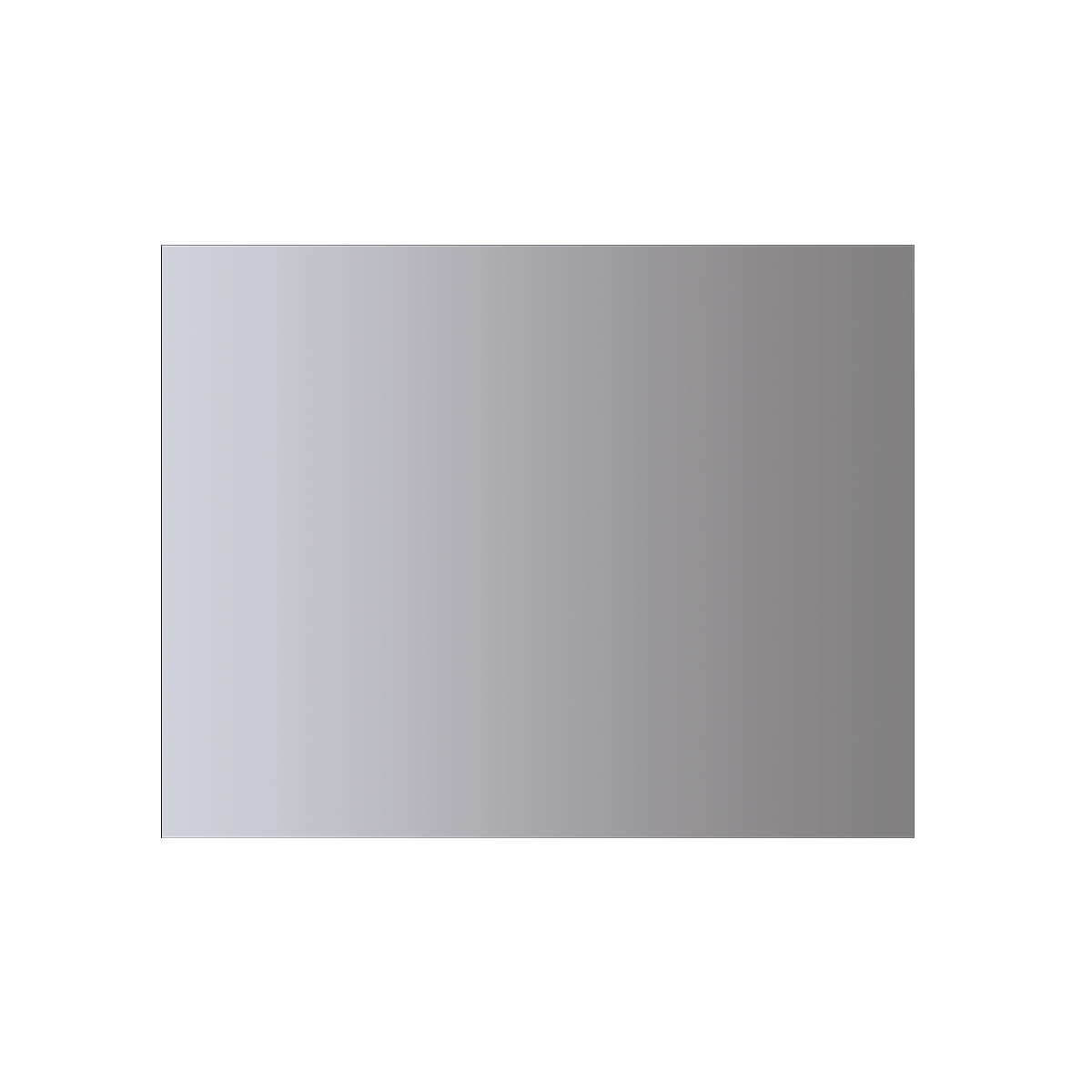 Miroir de salle de bain 60x45cm à bord poli réversible Mirror1 Negrari