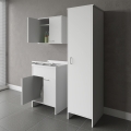 Ensemble buanderie mobile avec lavabo suspendu et colonne Negrari COMP 6 Promotion