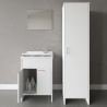 Ensemble meuble de buanderie avec miroir et colonne Negrari COMP 8 Promotion