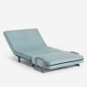 Fauteuil lit pliant gain de place en velours Deborah Twin Lux 