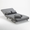 Fauteuil convertible lit convertible en tissu Deborah Twin 