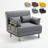 Fauteuil convertible lit convertible en tissu Deborah Twin Dimensions