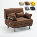 Fauteuil convertible lit convertible en tissu Deborah Twin Promotion