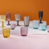 Ensemble de 6 tasses à café en verre coloré 90 ml Geometrie C Vente