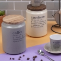 Bocal à café gris avec couvercle en bambou 0,8L Victionary E Vente