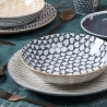 Service de table 18 pièces en porcelaine 6 personnes Soho Caractéristiques