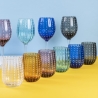 Set de 6 verres à eau 240 ml en verre surface travaillée Shiraz Vente