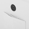 Canapé convertible 3 places avec méridienne et rangement USB-C bibliothèque Civis 