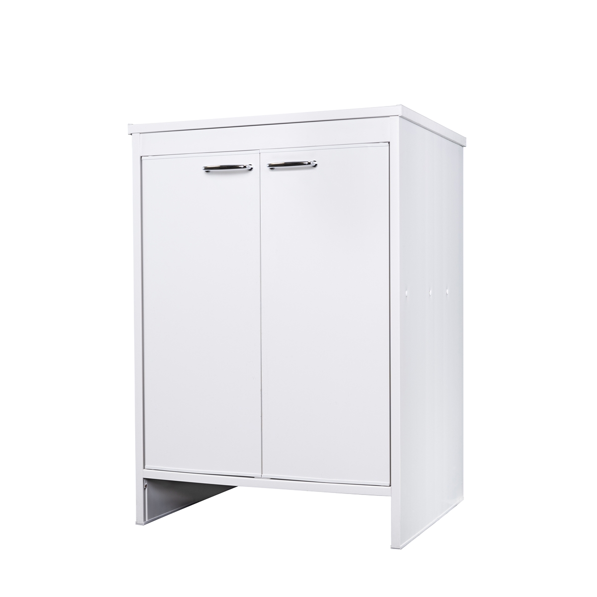 Meuble de salle de bain buanderie blanc en PVC avec 2 portes FB9002K Negari Promotion Meuble de salle de bain buanderie blanc en PVC avec 2 portes FB9002K Negari Promotion