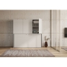 Lit escamotable mural simple avec armoire blanche Kando D Catalogue
