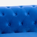 Canapé Chesterfield en velours 3 places style classique vintage Norwich Réductions