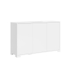 Buffet moderne 3 portes pour salon cuisine 130x40x83 Lumina Réductions