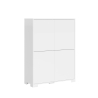 Buffet haut 4 portes pour salon cuisine gain de place 90x35x120 Lumina Réductions