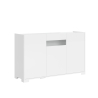 Buffet 3 portes design moderne avec verre fumé 130x40x81 Riflesso Réductions