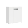 Buffet haut 3 portes gain de place 103x35x110 verre fumé moderne Riflesso Réductions