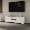 Meuble TV 3 portes 130x40x40 moderne pour salon Riflesso Vente